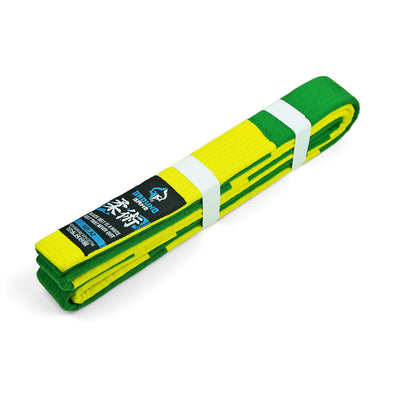 BJJ Identification Belt for competitions (Green-yellow)