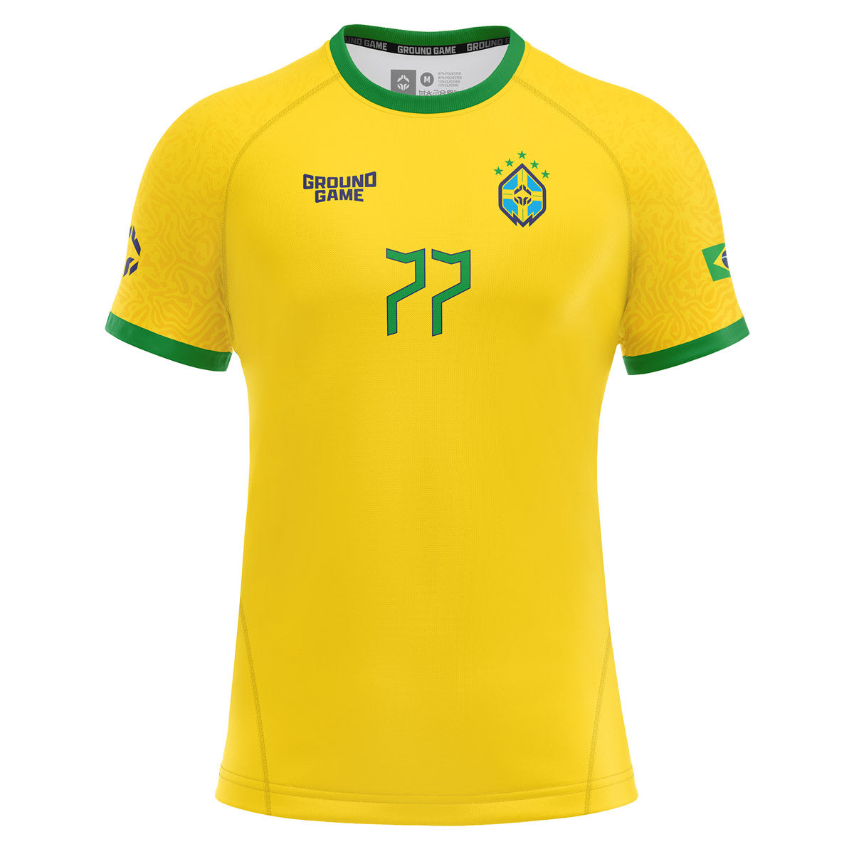 Rashguard Brazil Football short sleeve