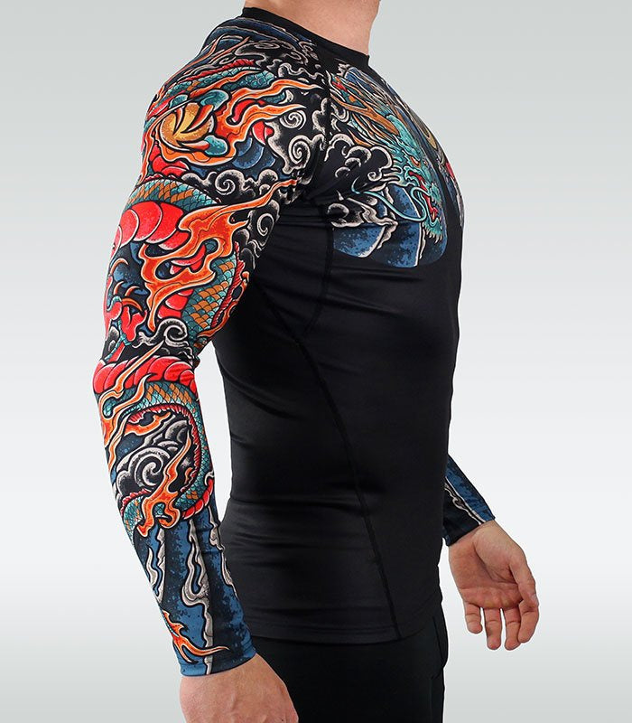 Rashguard Bushido 3.0 long sleeve (Black)