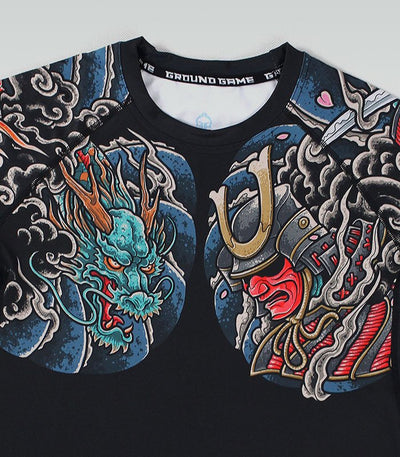 Rashguard Bushido 3.0 short sleeve (Black)