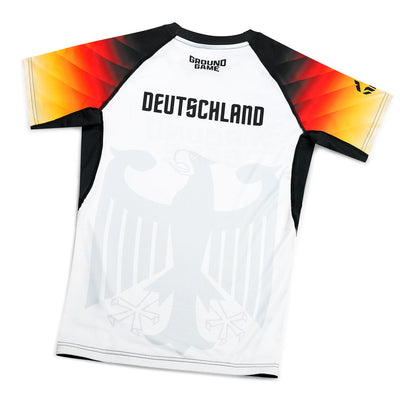 Rashguard Germany short sleeve (White)