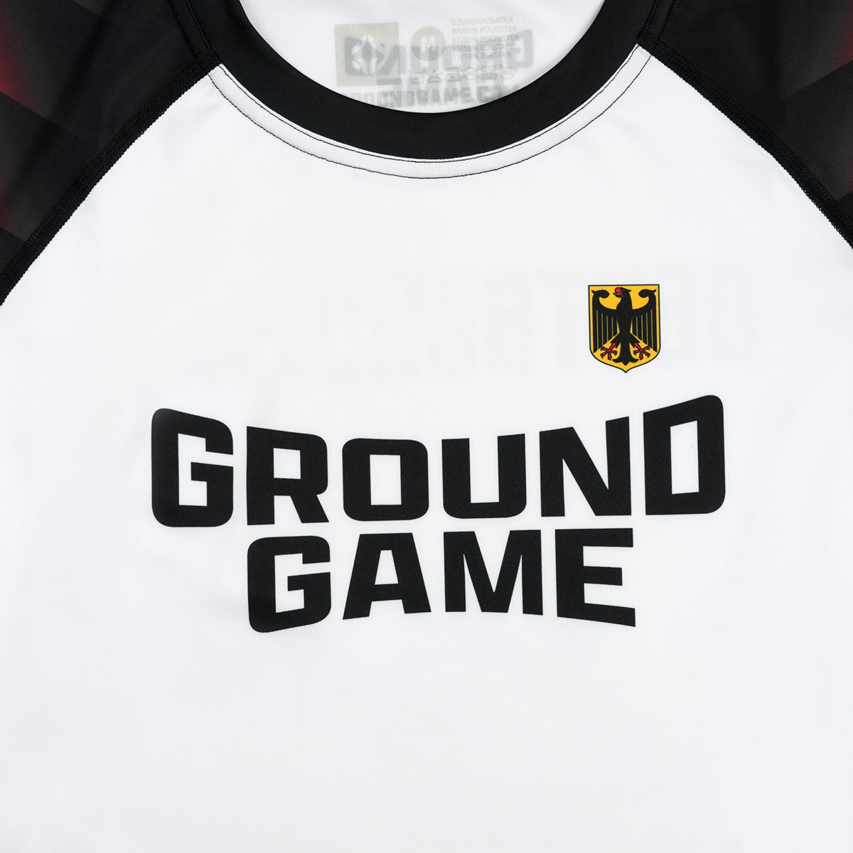 Rashguard Germany short sleeve (White)