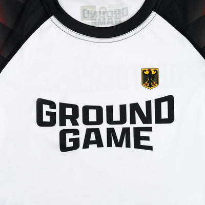 Rashguard Germany short sleeve (White)
