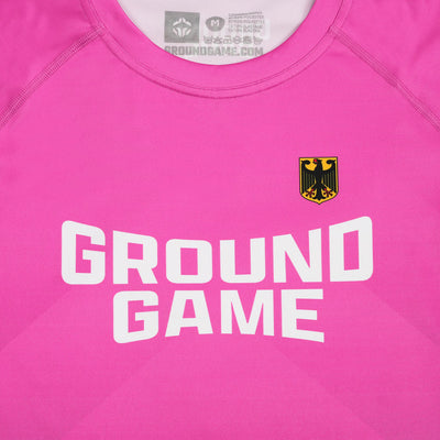 Rashguard Germany short sleeve (Pink)