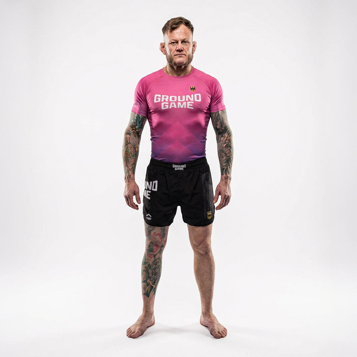 Rashguard Germany short sleeve (Pink)