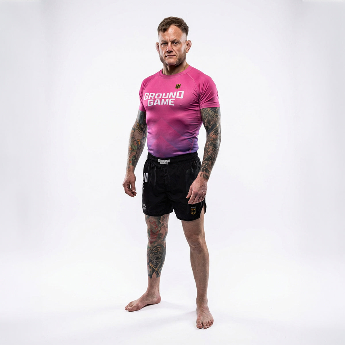 Rashguard Germany short sleeve (Pink)