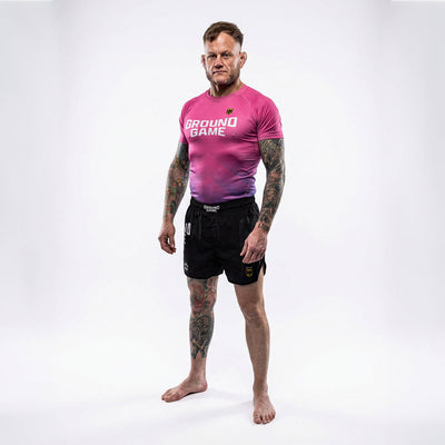 Rashguard Germany short sleeve (Pink)
