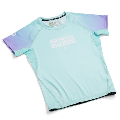 Women's Rashguard Athletic Mint short sleeve