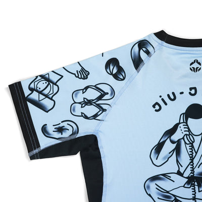 Women's Rashguard Jiu Jitsu is Calling x Noize short sleeve