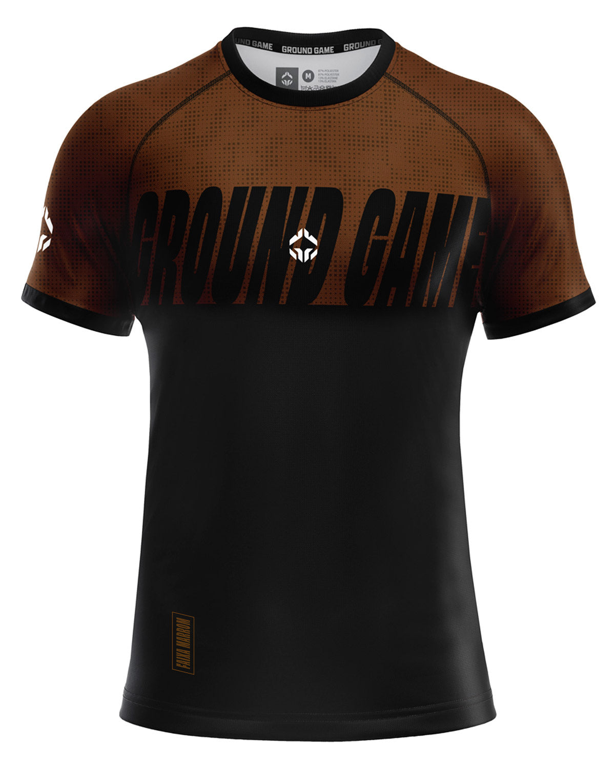 IBJJF Rank Rashguard for BJJ 2.0 (Brown)