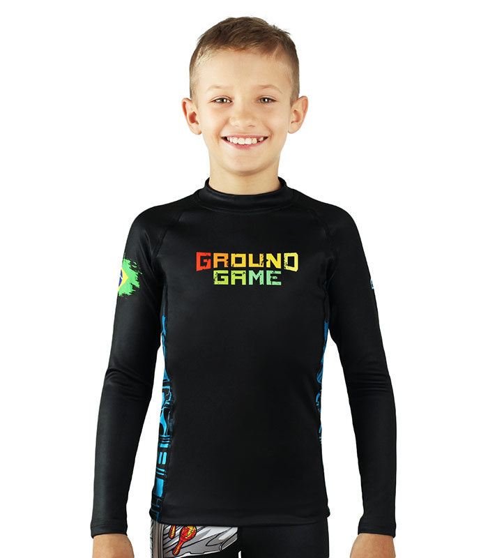 Kids' Rashguard Brasil short sleeve