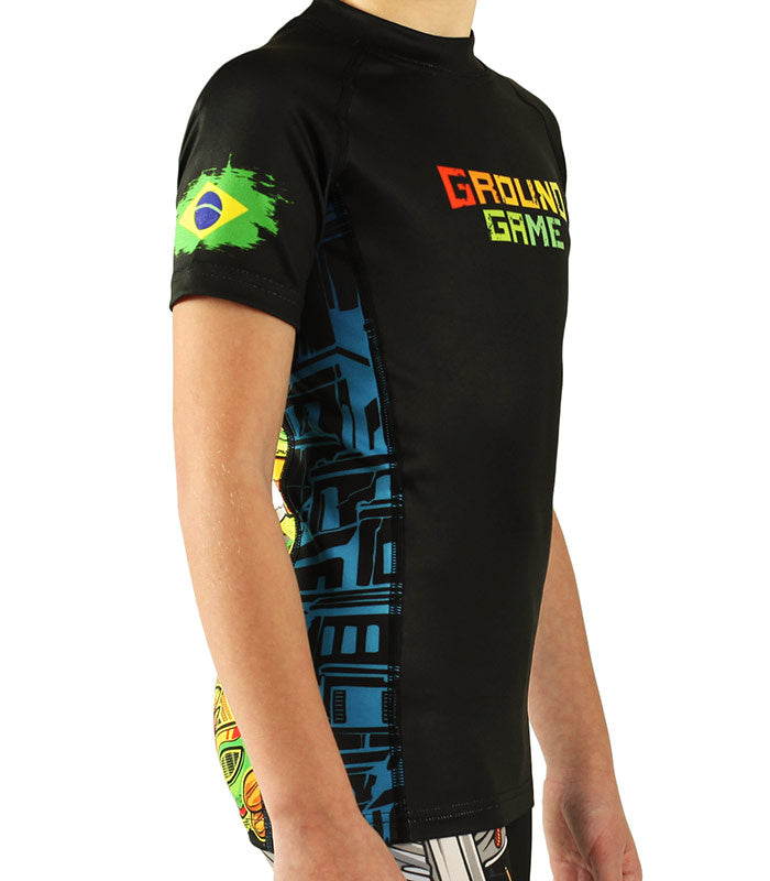 Kids' Rashguard Brasil short sleeve