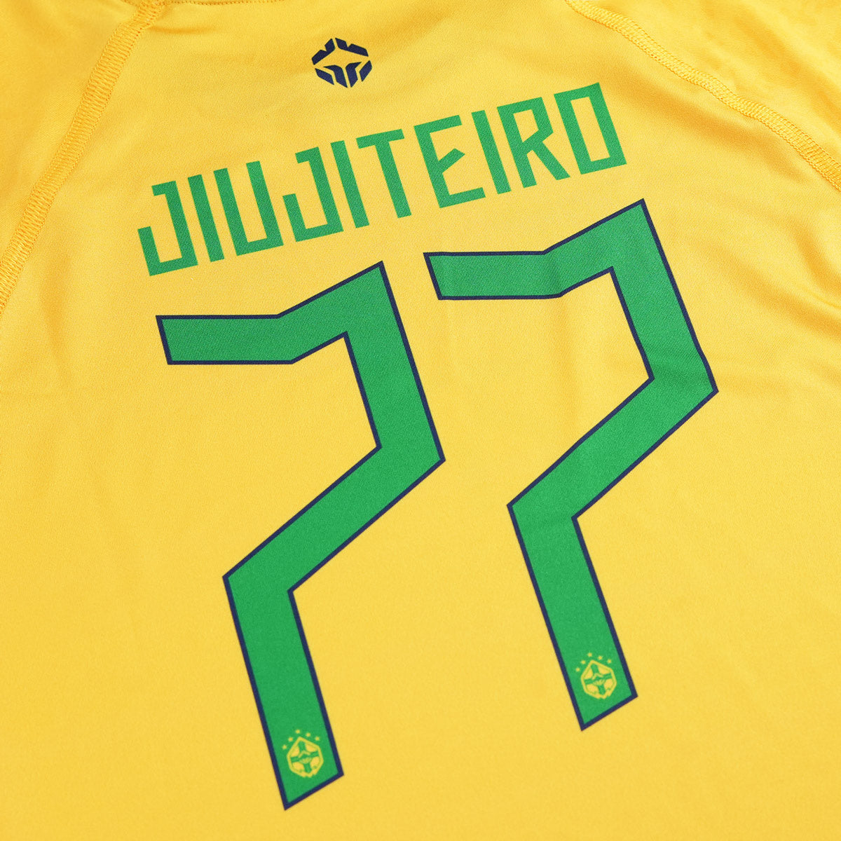 Kids' Rashguard Brazil Football short sleeve