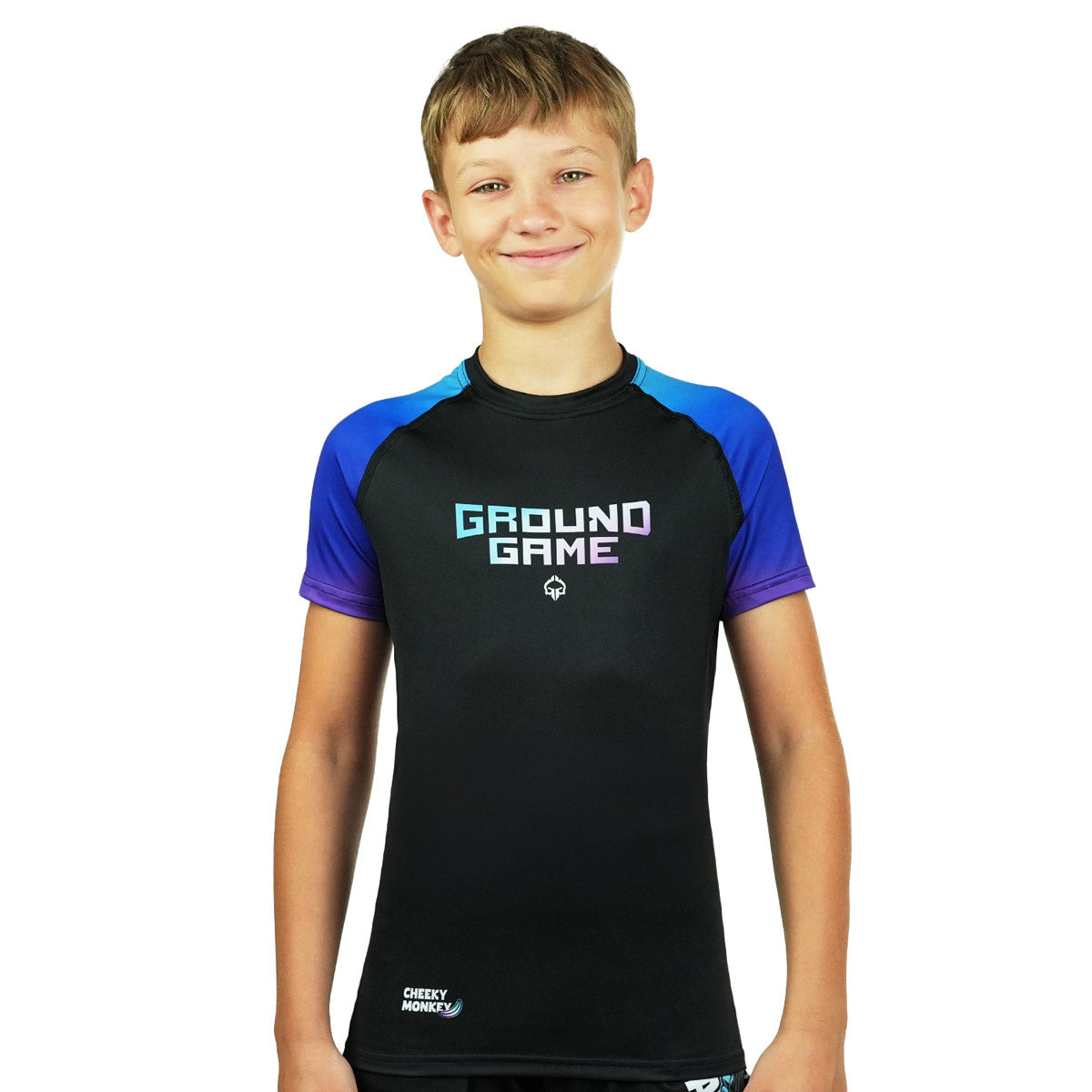 Kids' Rashguard Cheeky Monkey short sleeve