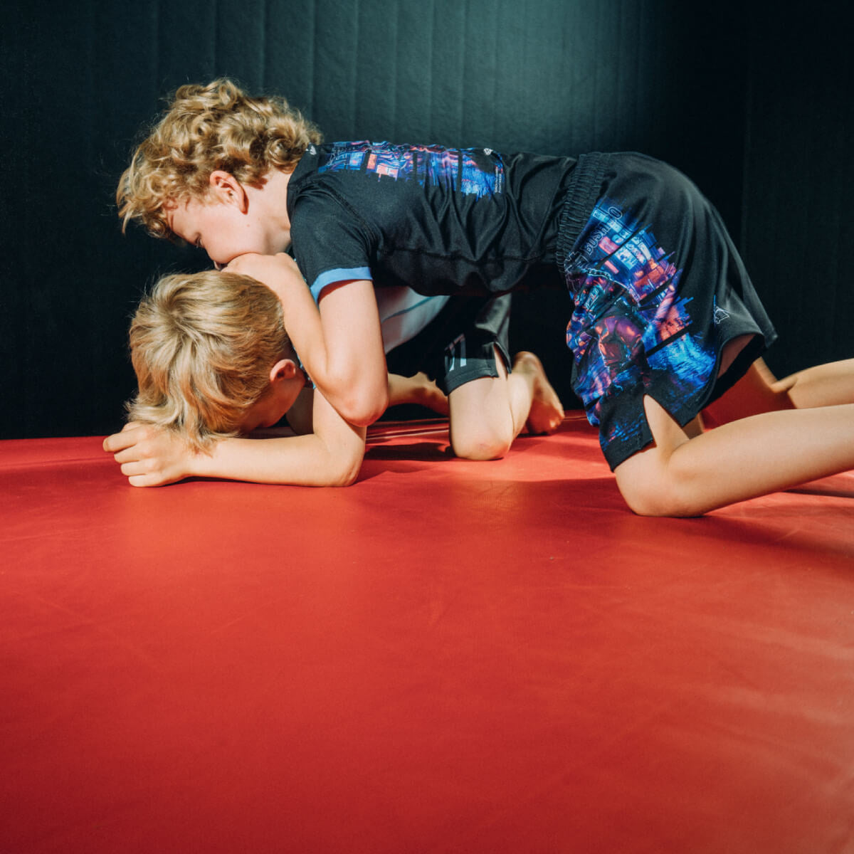 Kids' Rashguard Cyber Samurai short sleeve