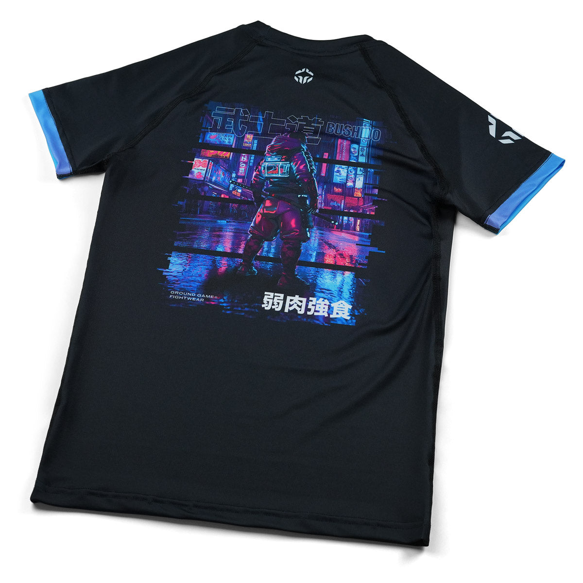 Kids' Rashguard Cyber Samurai short sleeve