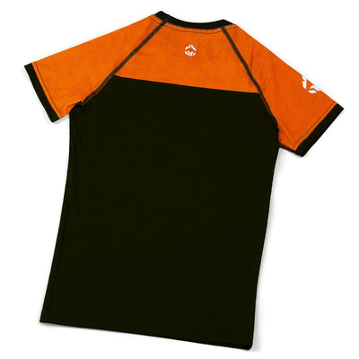 Kids' IBJJF Rank Rashguard for BJJ (Orange)