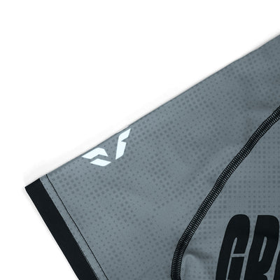 Kids' IBJJF Rank Rashguard for BJJ (Grey)