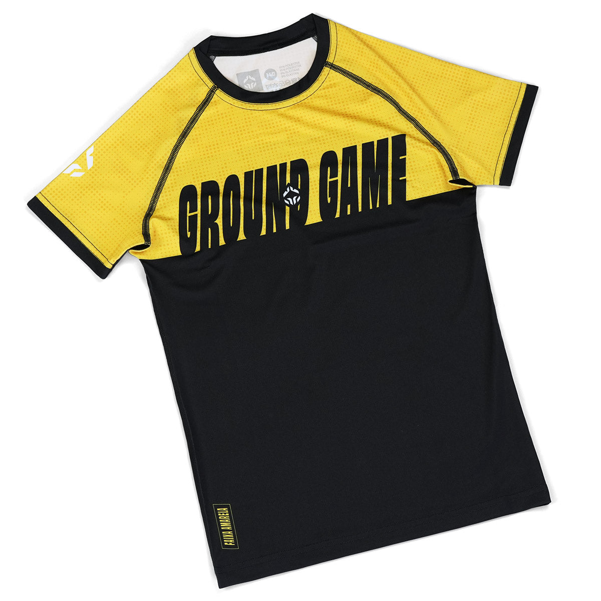 Kids' IBJJF Rank Rashguard for BJJ (Yellow)