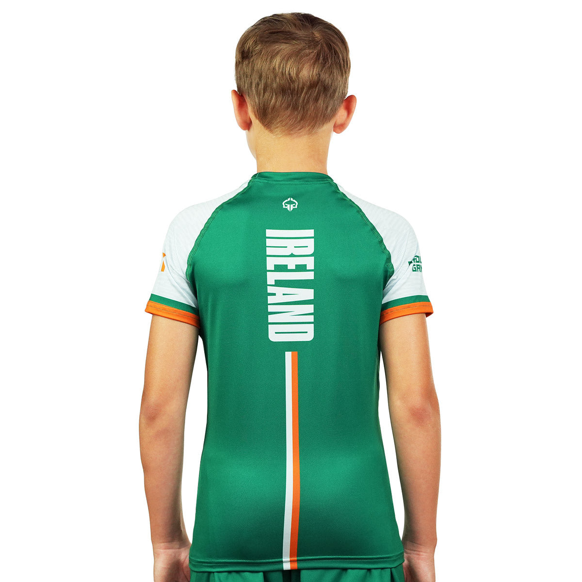 Kids' Rashguard Ireland short sleeve (Green)