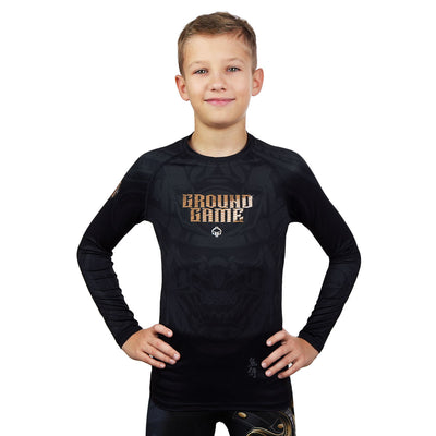 Kids' Rashguard Oni Samurai long sleeve