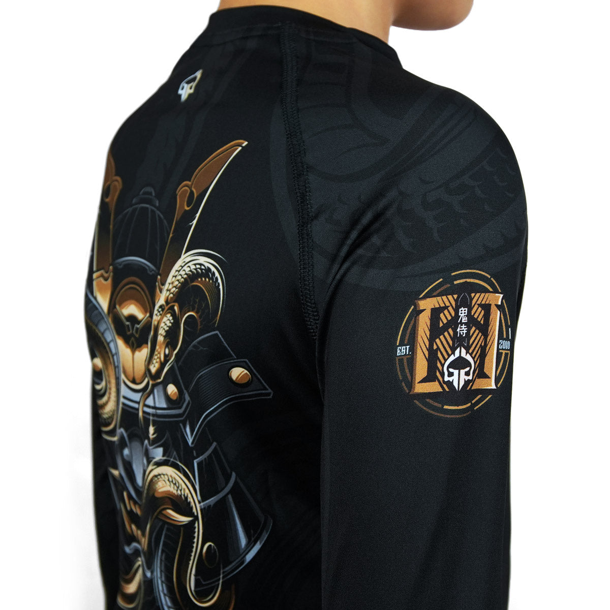 Kids' Rashguard Oni Samurai long sleeve