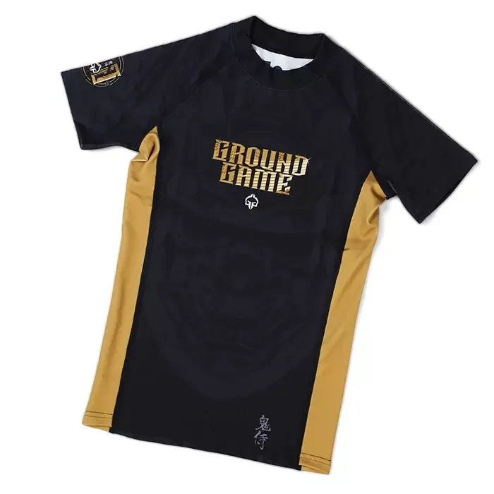 Kids' Rashguard Oni Samurai short sleeve