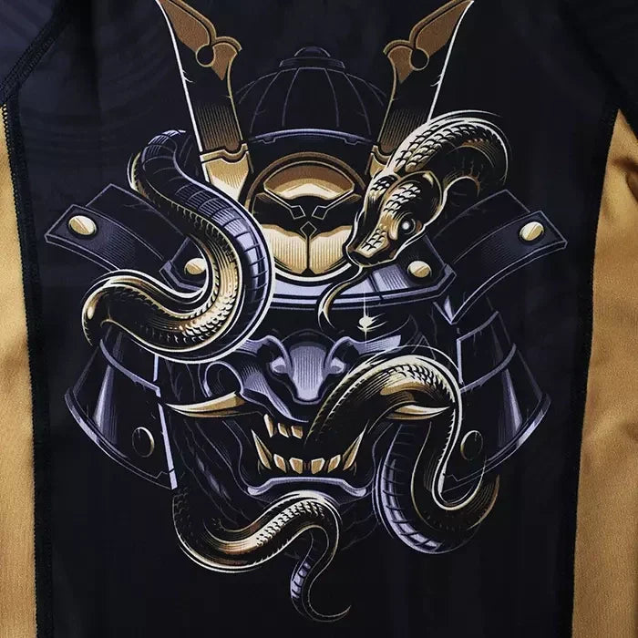 Kids' Rashguard Oni Samurai short sleeve