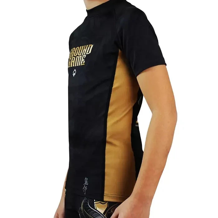 Kids' Rashguard Oni Samurai short sleeve