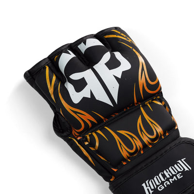 MMA Gloves Flames