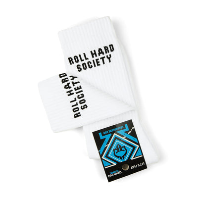 Socks Roll Hard Society (White)