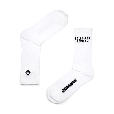 Socks Roll Hard Society (White)