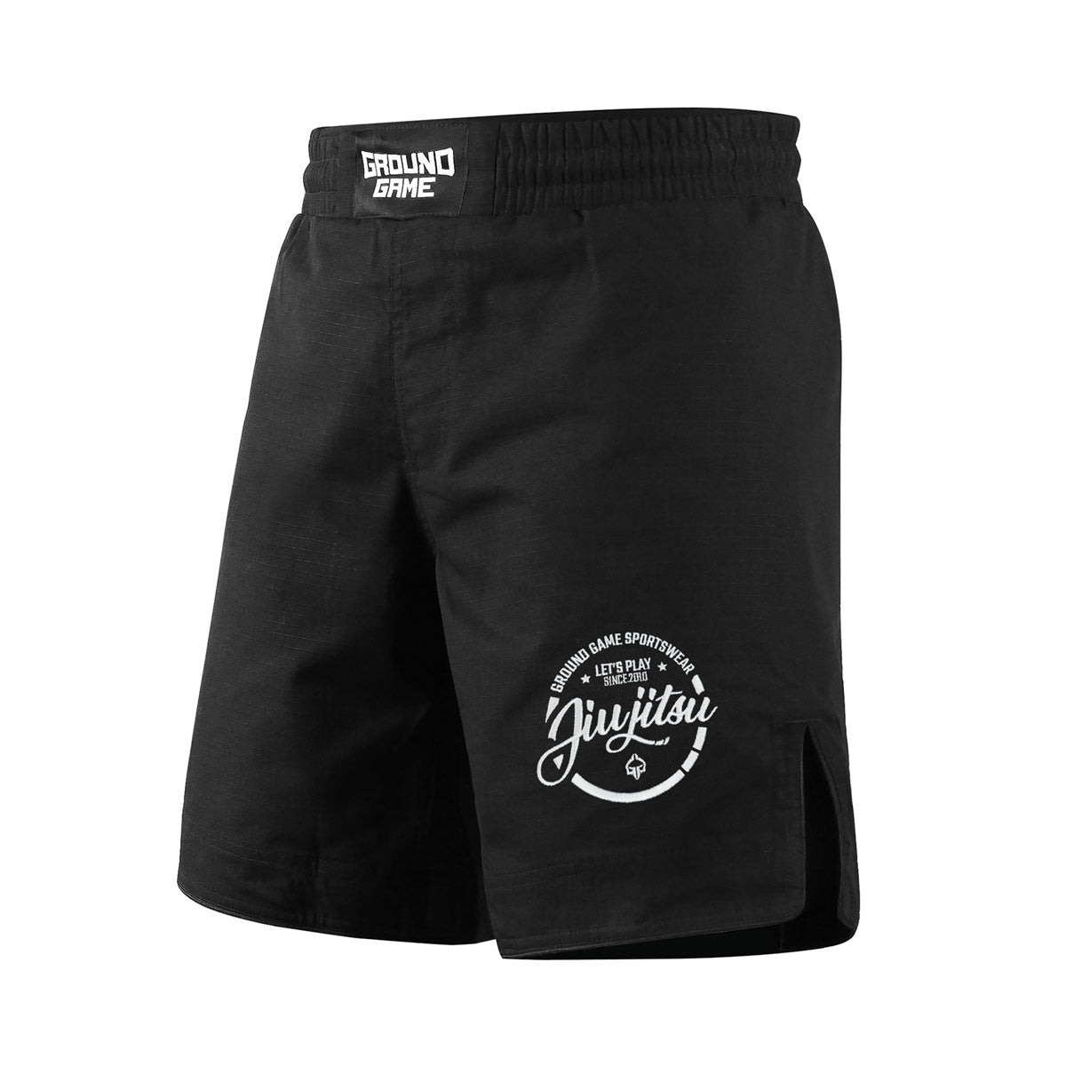MMA Shorts Jiu Jitsu Ripstop (Black)