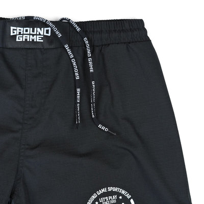 MMA Shorts Jiu Jitsu Ripstop (Black)