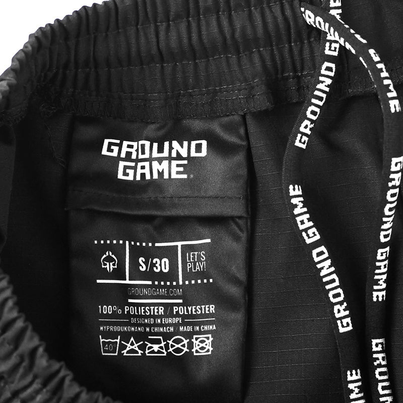 MMA Shorts Jiu Jitsu Ripstop (Black)