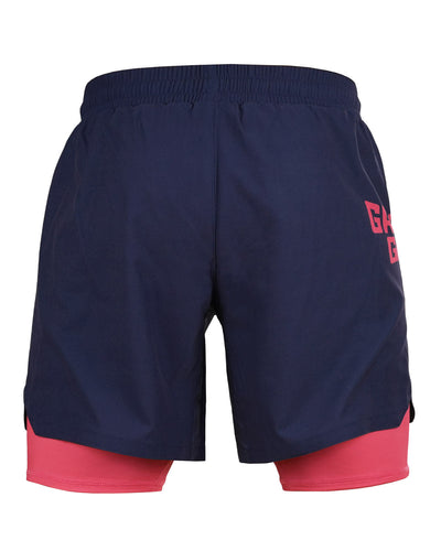 2-in-1 Training Shorts FC Armbar (Navy)