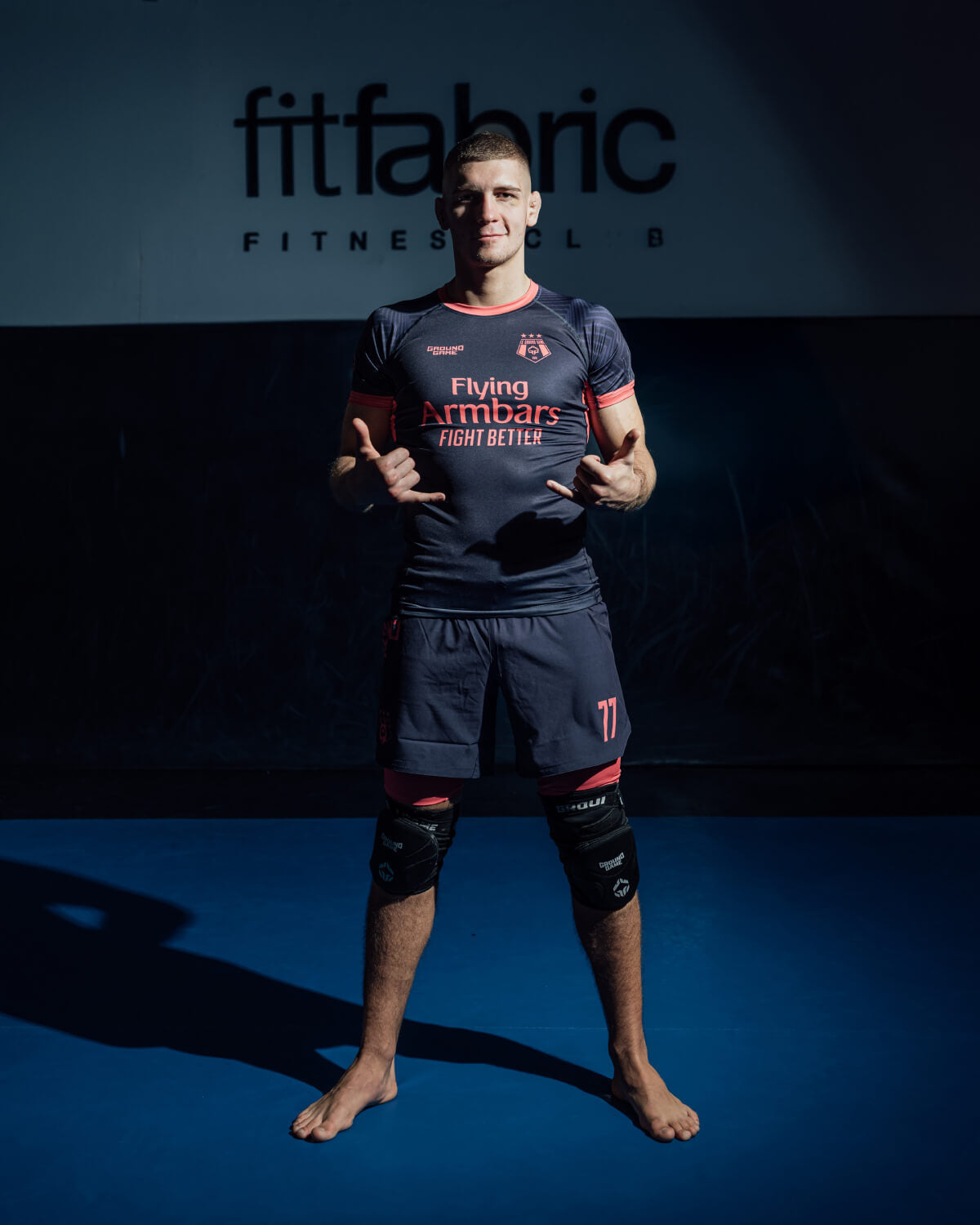 2-in-1 Training Shorts FC Armbar (Navy)