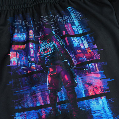 Kids' Training Shorts Cyber Samurai