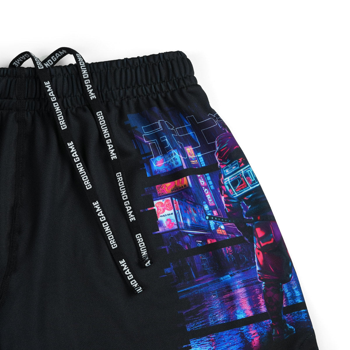 Kids' Training Shorts Cyber Samurai