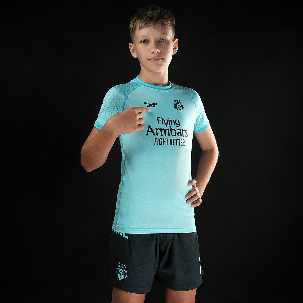 Kids' Training Shorts FC Armbar (Mint)