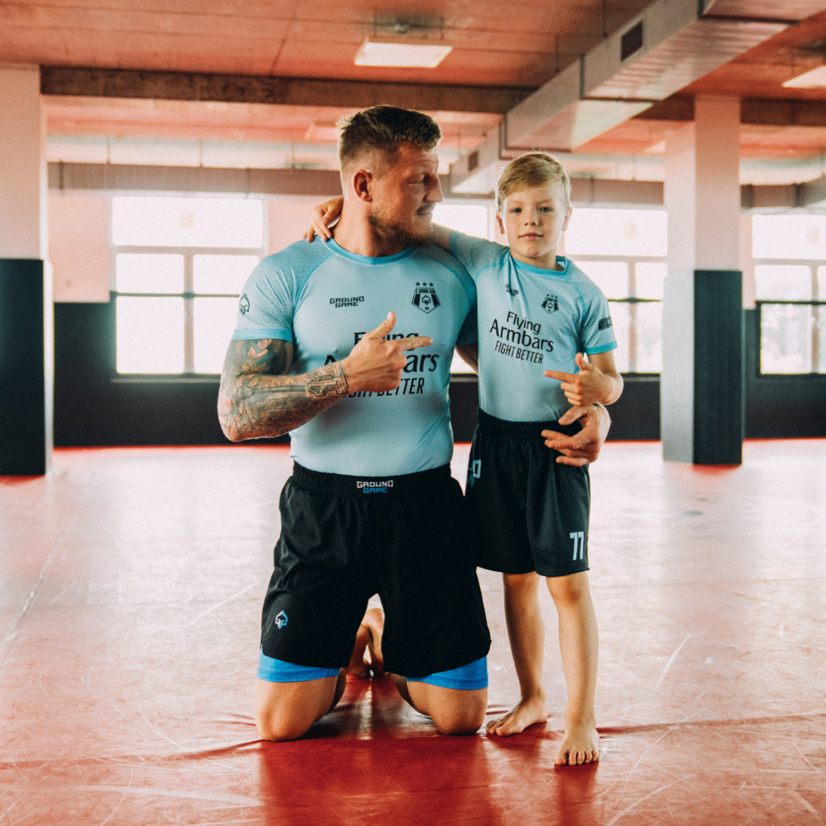 Kids' Training Shorts FC Armbar (Mint)