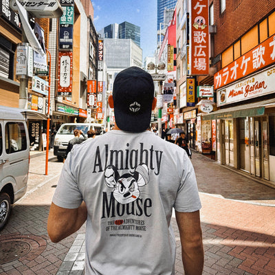 T-shirt Almighty Mouse Oversize (Sky Grey)