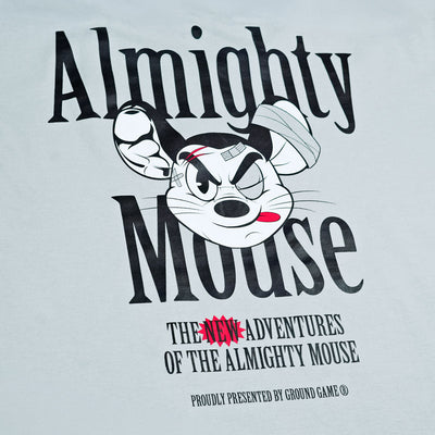 T-shirt Almighty Mouse Oversize (Sky Grey)