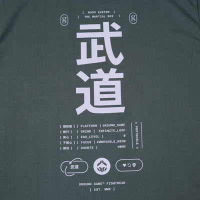 T-shirt Budo Oversize (Anthracite)