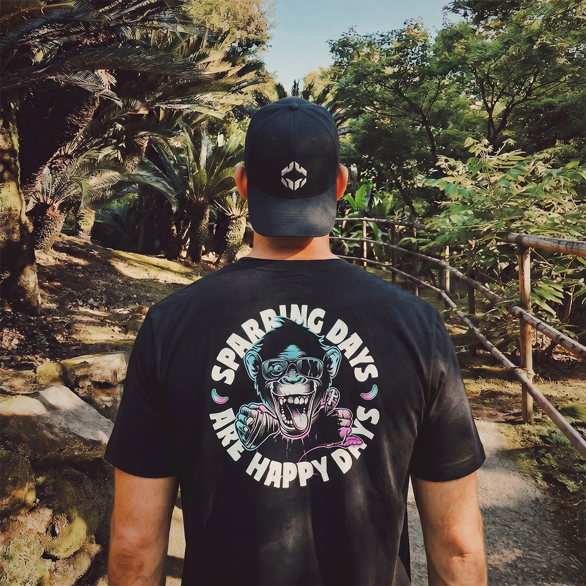 T-shirt Cheeky Monkey Oversize (Black)