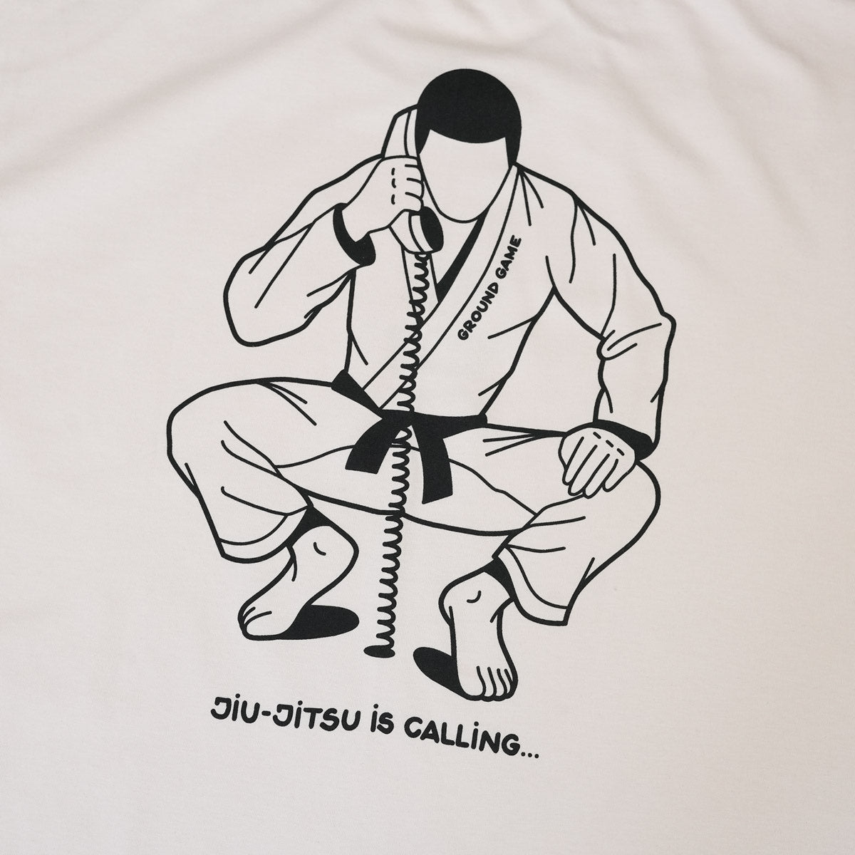 T-shirt Jiu-Jitsu is Calling x Noize Oversize (Beige)