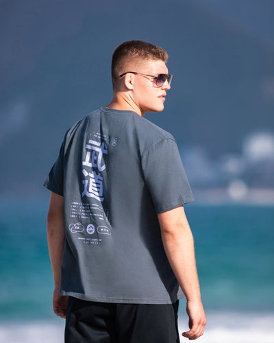 T-shirt Budo Oversize (Anthracite)