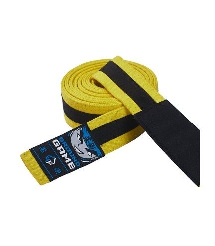 BJJ Kids Belt (Yellow with black stripe)