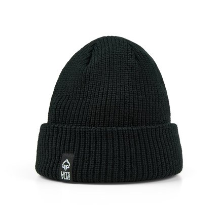 Winter Hat Label (Black)