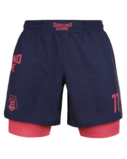 2-in-1 Training Shorts FC Armbar (Navy Blue)